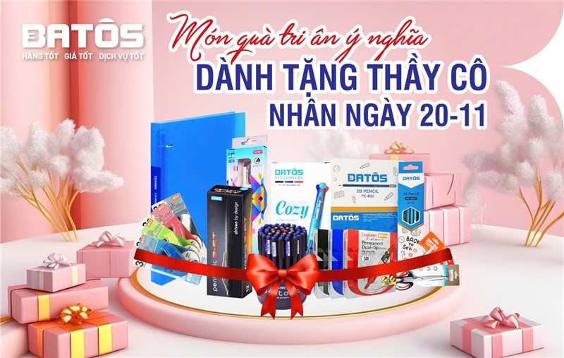 Món quà tri ân ý nghĩa dành tặng thầy cô nhân ngày 20/11