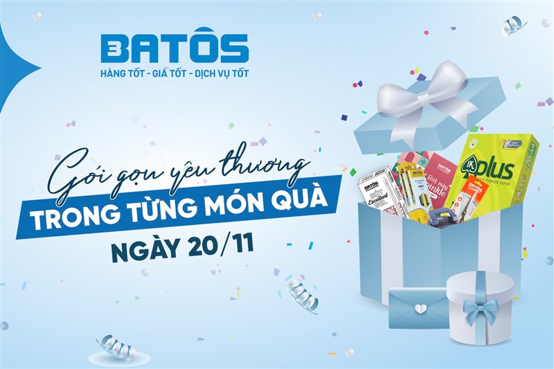 Gói trọn yêu thương trong từng món quà ngày 20/11