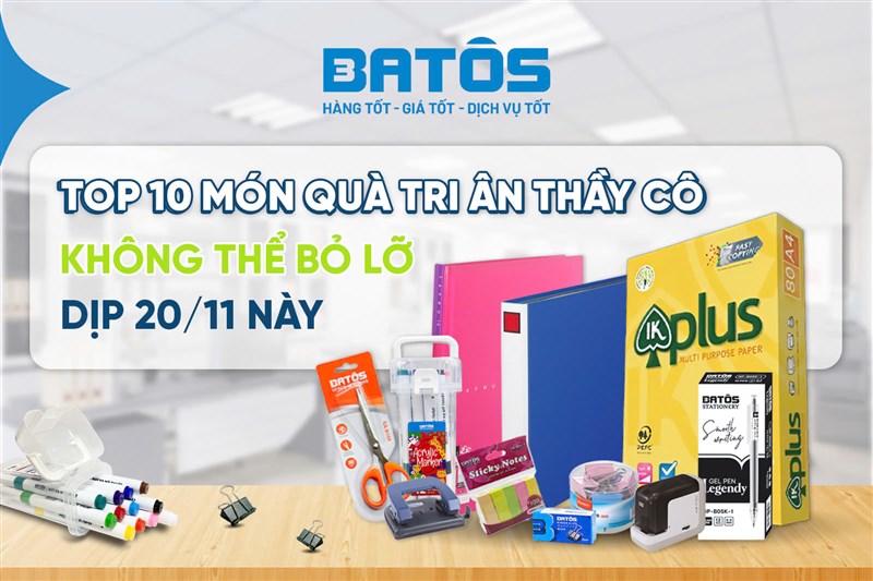 Top 10 món quà tri ân thầy cô không thể bỏ lỡ dịp 20/11 này
