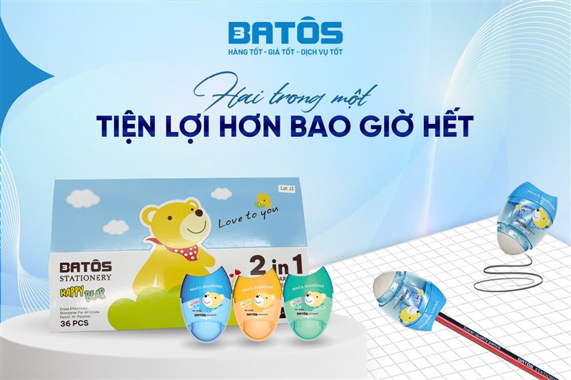 Tổng hợp các loại gọt bút chì mà Batos đang phân phối