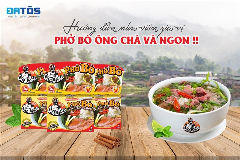  Bí quyết tạo nên món phở ngon thần thánh với viên gia vị Ông Chà Và