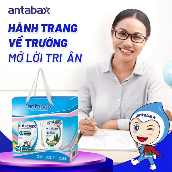Set sữa tắm Antabax – Món quà tinh tế cho phái đẹp ngày 8/3