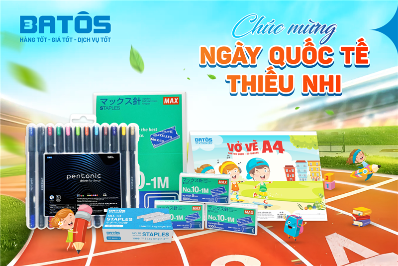 Chúc mừng Ngày Quốc tế Thiếu nhi 1/6 cùng Batos đồng hành cùng tuổi thơ