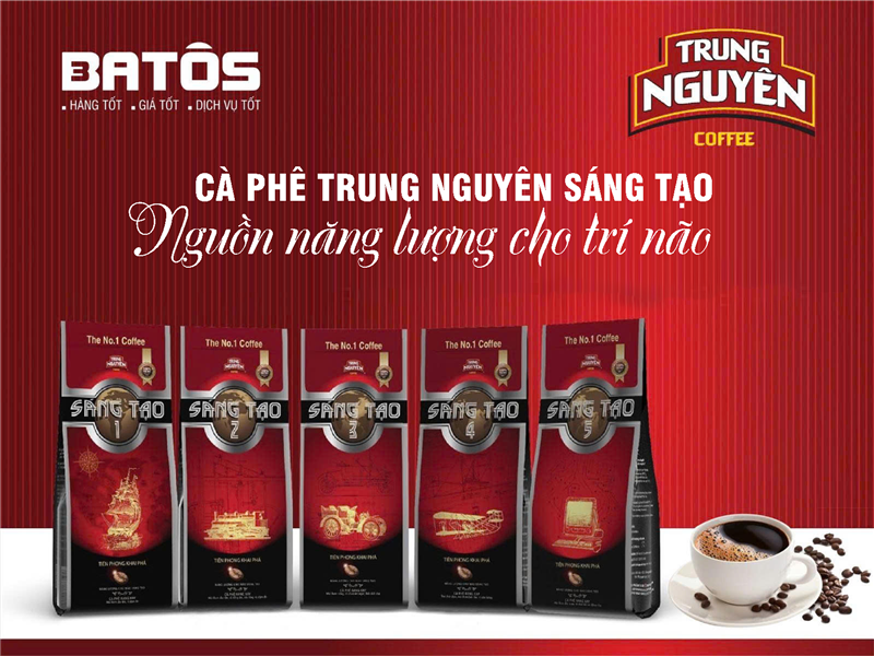 Cà Phê Trung Nguyên Sáng Tạo nguồn năng lượng cho trí não