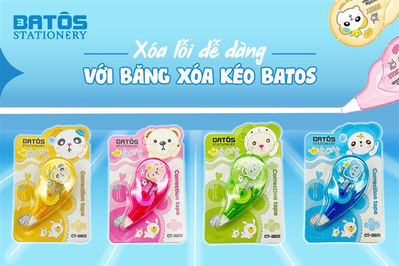 Băng xóa là gì? Ưu điểm vượt trội so với bút xóa truyền thống