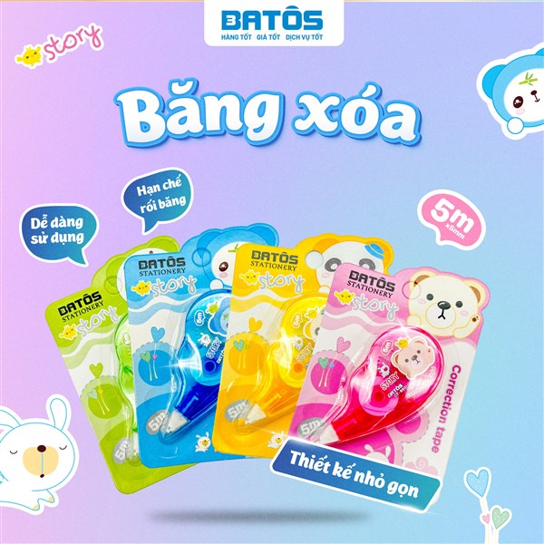 Hướng dẫn bảo quản băng xóa để dùng được lâu, không bị khô