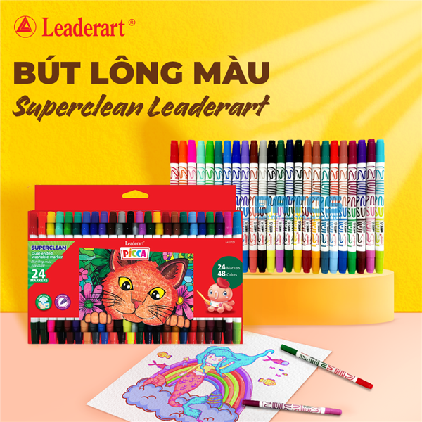 Vì sao nên chọn bút lông rửa được thay vì bút màu truyền thống?