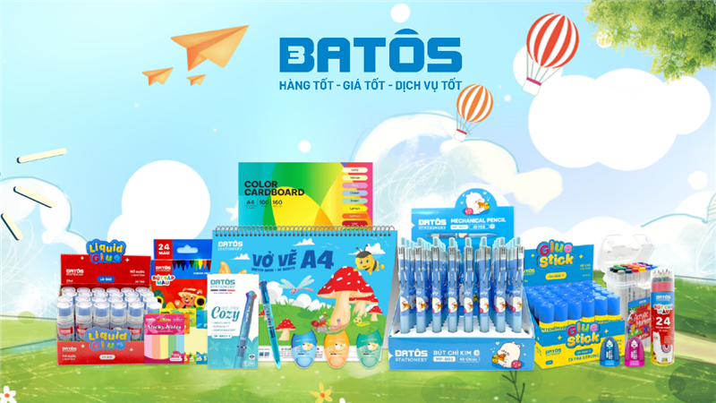 Batos Stationery cung cấp những loại văn phòng phẩm nào?