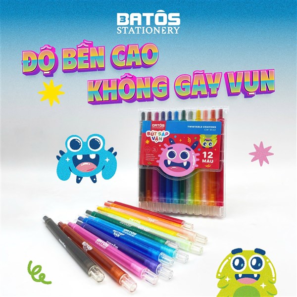 Sáp màu, bút sáp vặn và bút chì màu – Loại nào thích hợp để bé tô màu?