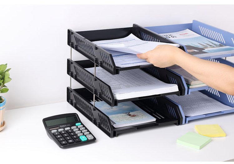 Bí quyết sắp xếp văn phòng khoa học với khay đựng hồ sơ