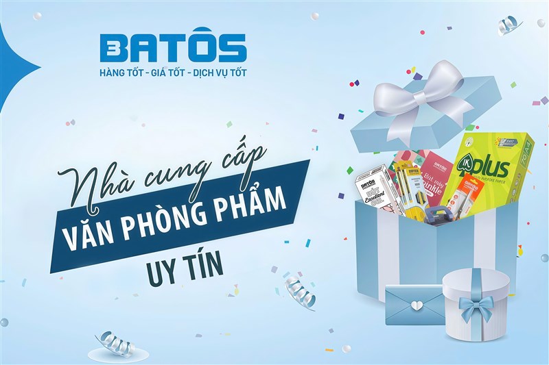 Lý do nên chọn Batos làm nhà cung cấp văn phòng phẩm cho cửa hàng