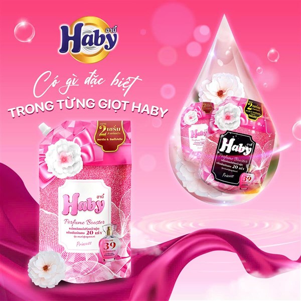 Mua nước xả Haby chống nhăn, giảm thời gian ủi đồ hiệu quả