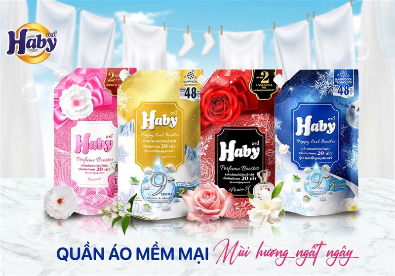 Top 3 mùi hương nước xả Haby được yêu thích nhất cho mùa du xuân 2026