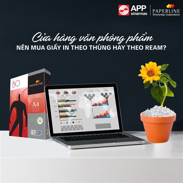 Cửa hàng văn phòng phẩm nên mua giấy in theo thùng hay theo ream?