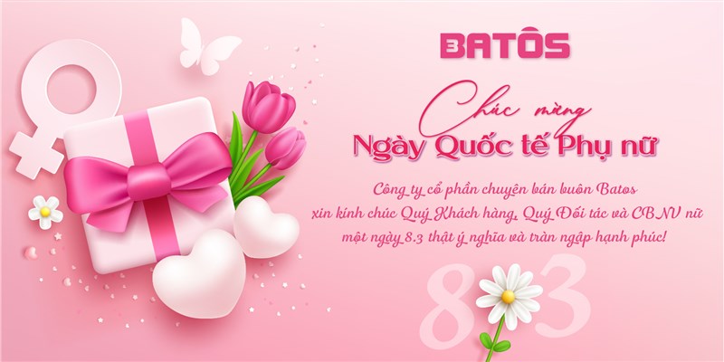 Chúc mừng ngày Quốc tế Phụ nữ 8/3
