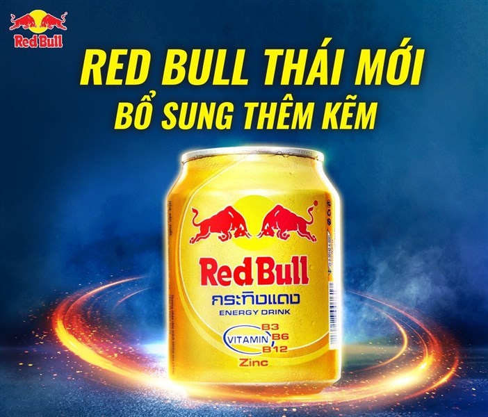 Chính thức ra mắt Red Bull Thái mới thêm Zinc thêm năng lượng