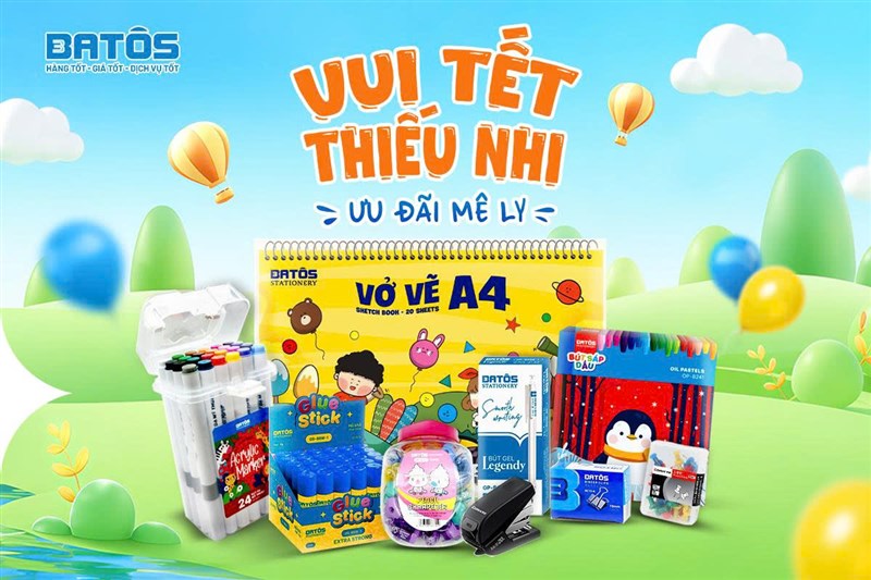 Chúc mừng Quốc Tế Thiếu Nhi 1/6 – Cùng Batos thắp sáng thế giới tuổi thơ