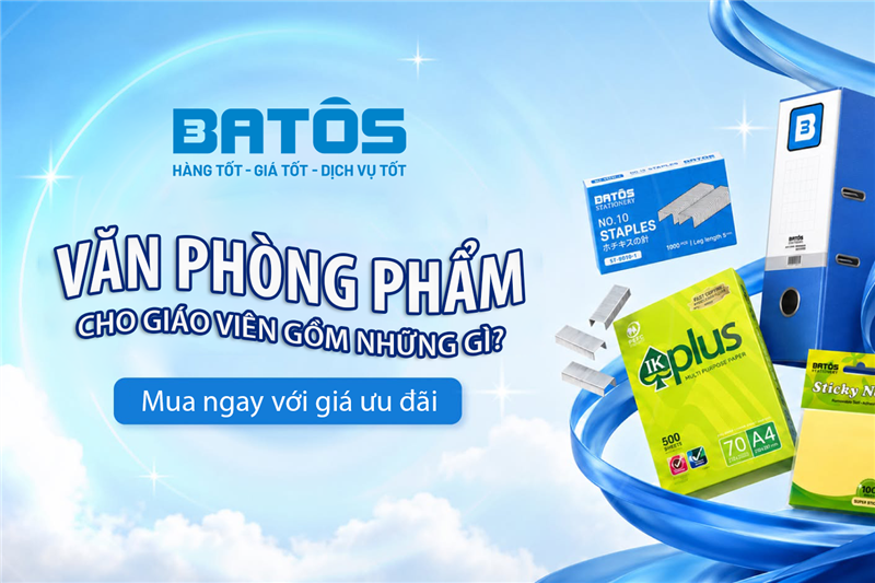 Văn phòng phẩm cho giáo viên gồm những gì?