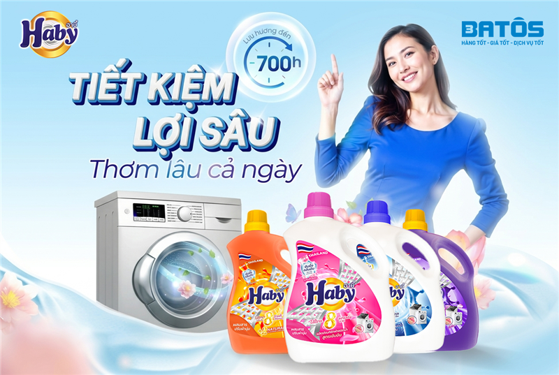 Bí quyết tiết kiệm chi phí với nước giặt Haby 3.8kg