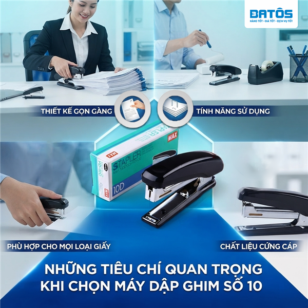 Những lưu ý khi chọn mua ghim dập số 10
