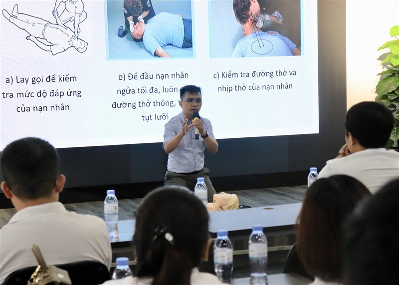 Chương trình đào tạo an toàn vệ sinh lao động & Sơ cứu - Cấp cứu năm 2026 tại Batos