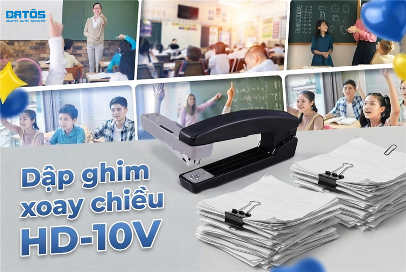 Kim bấm số 10 là gì? Các loại kim bấm số 10 phổ biến tại Batos