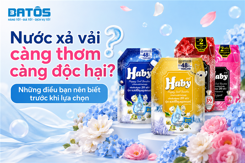 Nước xả vải càng thơm càng độc hại? Những điều bạn nên biết trước khi lựa chọn