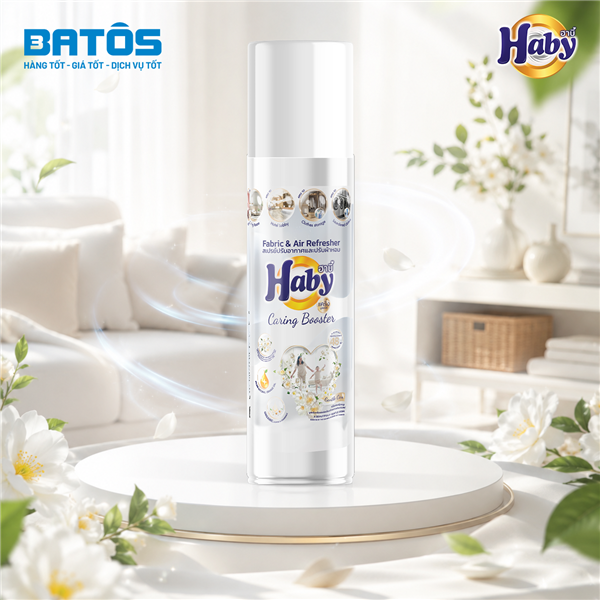 Batos cung cấp xịt thơm quần áo Haby giá sỉ, giao hàng toàn quốc