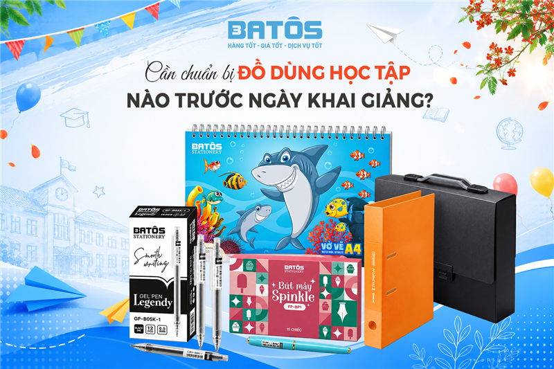 Cần chuẩn bị đồ dùng học tập nào trước ngày khai giảng?