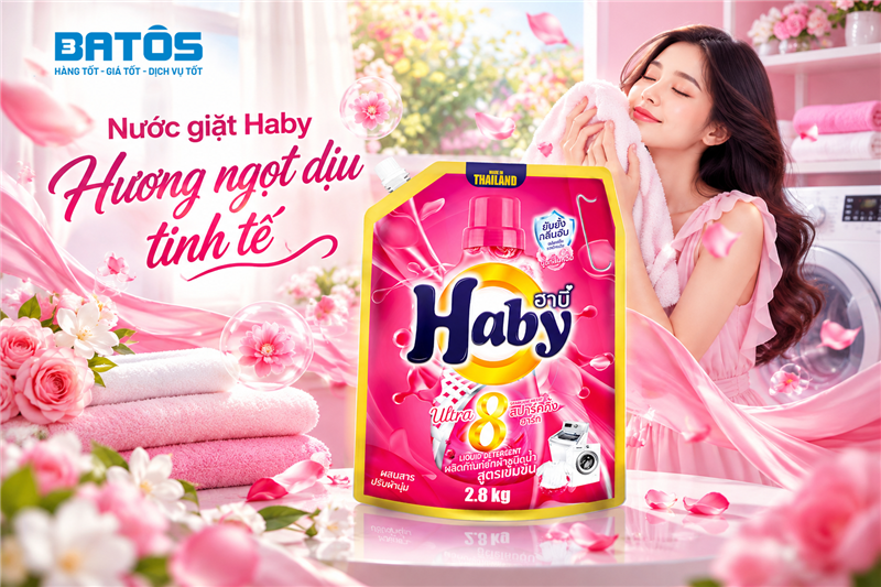 Hương nước giặt Haby nào phù hợp với bạn? Khám phá ngay