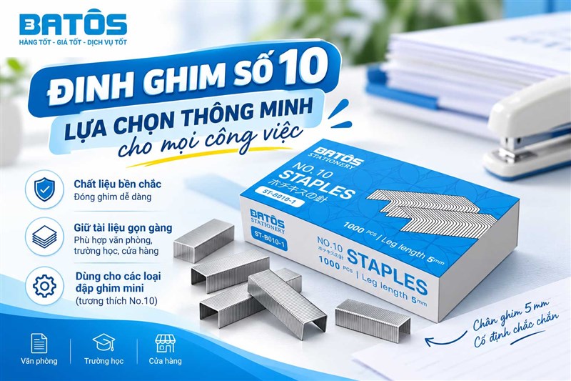 Nên chọn đinh ghim số 10 theo tiêu chí nào?