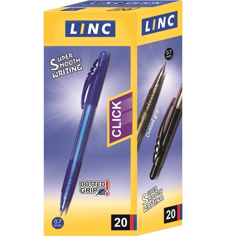Bút bi Linc Click  0.7mm #4006 - Hộp 20 chiếc