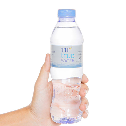 Thùng 24 chai nước tinh khiết TH true WATER 350ml - Hàng chính hãng