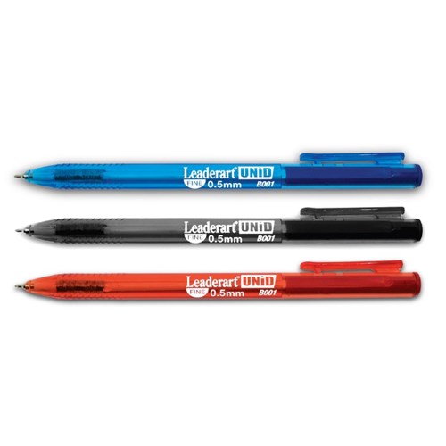 Bút GEL Semigel Ink Leaderart Unid B001 - Hộp 20 chiếc