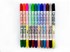Hộp 12 chiếc 24 màu bút dạ 2 đầu rửa được Superclean Leaderart
