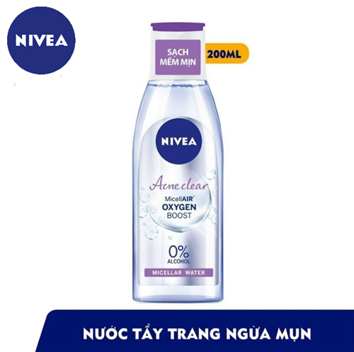 Nước Tẩy Trang NIVEA Acne Care Ngừa Mụn Micellar Water 200ml - 89271