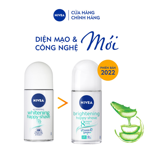 Lăn Ngăn Mùi NIVEA Sáng Mịn, Làm Dịu Da (50 ml) - 83781