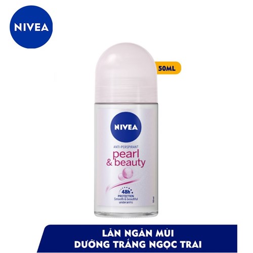 Lăn Ngăn Mùi NIVEA Pearl & Beauty Dưỡng Sáng Da Ngọc Trai (50 ml) - 83735