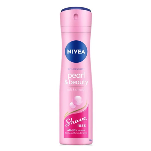 Xịt Ngăn Mùi NIVEA Pearl & Beauty Shaveless Ngọc Trai Mịn Mượt Da (150 ml) - 85348