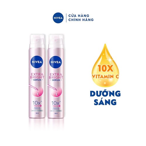 Xịt Ngăn Mùi NIVEA Serum Sáng Mịn 10X Vitamin C (100 ml) - 80020
