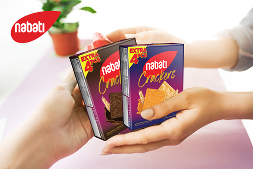 Bánh quy giòn phô mai Nabati Richeese Cheese Crackers 240g ( 10g x 24 gói)