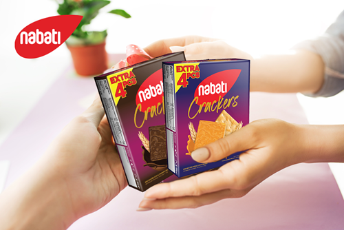 Bánh Quy Giòn Sô Cô La  Nabati Richoco Crackers 240g ( 10g x 24 gói)