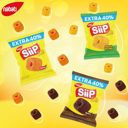 Bánh snack vị phô mai Nabati Richeese Siip Bite 40g