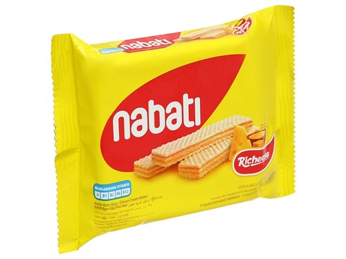 Bánh kem xốp phô mai Richeese Nabati 50g