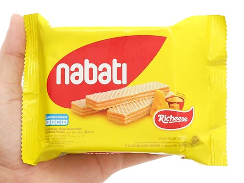 Bánh kem xốp phô mai Richeese Nabati 50g