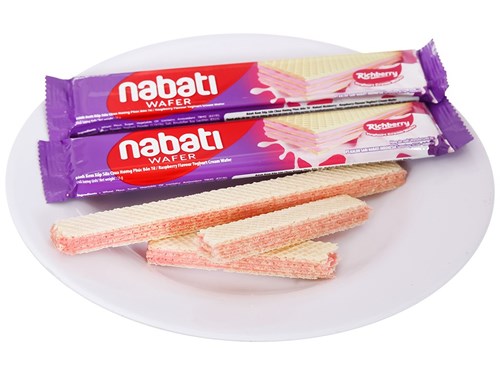 Bánh kem xốp hương sữa chua phúc bồn tử Nabati Richberry 320g (15g x 20 gói)