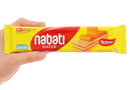 Bánh kem xốp phômai Richeese Nabati 320g (15g x 20 gói)