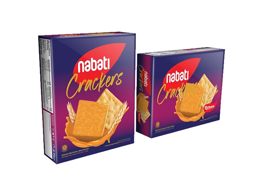 Bánh quy giòn phô mai Nabati Richeese Cheese Crackers 240g ( 10g x 24 gói)