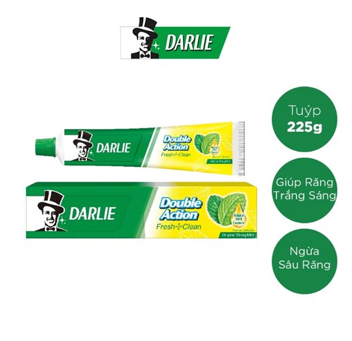 Kem đánh răng Darlie Double Action Fresh Clean 225g