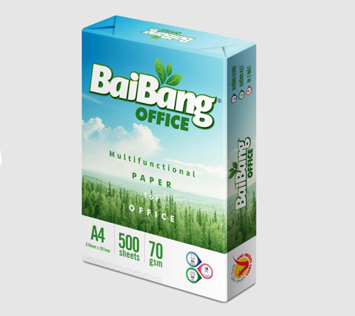 Giấy in/ photocopy Bai Bang Office A4 86.70 định lượng 70gsm 500 tờ/ ram